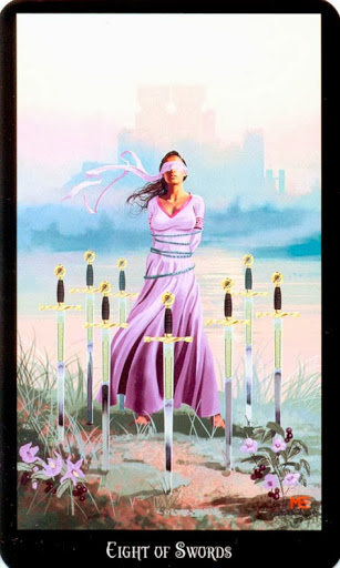 Tarot for Today - 8 of Swords - Sunday, June 30, 2019 – Tarot by Lady Dyanna